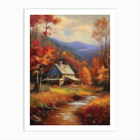 Fall In The Smoky Mountains Art Print