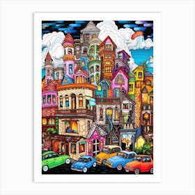 Cityscape 6 Art Print