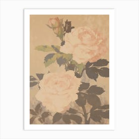 Classic Flowers 1 Art Print