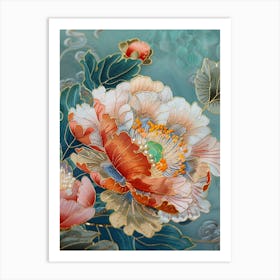 Chinese Flower Painting 46 Art Print