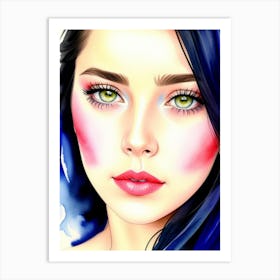 Portrait Of A Woman 8 Art Print