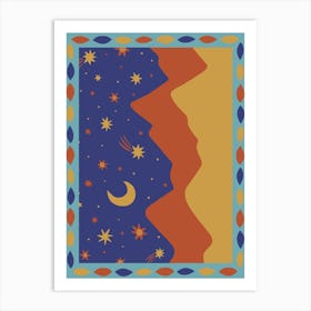 Luna Lit Landscape Art Print