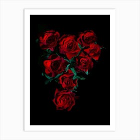 Red Roses Poster