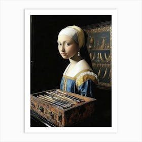 Johannes Vermeer, Girl With A Pearl Earring 1 Art Print