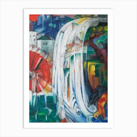 The Bewitched Mill, Franz Marc Art Print
