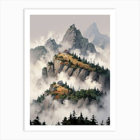 Asian Landscape 9 Art Print