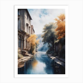 'Riverside' 7 Art Print