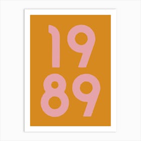 1989! 1 Art Print