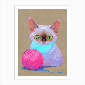 Siamese Cat 5 Art Print