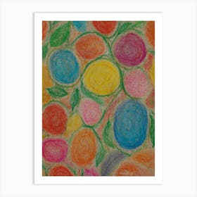 Pastels On Paper Art Print