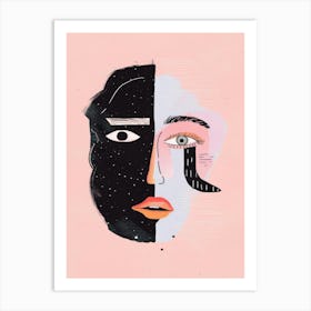 Face Of A Woman 74 Art Print