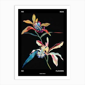 No Rain No Flowers Poster Monkey Orchid 2 Art Print