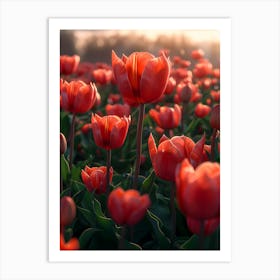 Red Tulips Art Print