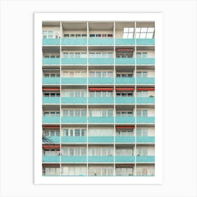 The Blue Balconies 02 Art Print