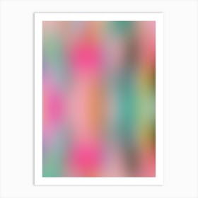 Colors Blooming | 06 – Aura Gradient Art Print