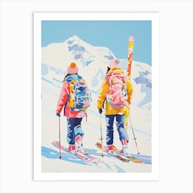 Hakuba   Nagano Japan, Ski Resort Illustration 2 Art Print