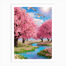 Cherry Blossoms 2 Art Print