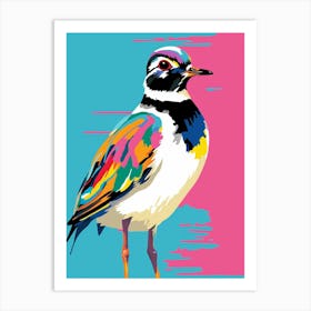 Andy Warhol Style Bird Lapwing 4 Art Print