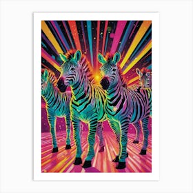 Zebras 1 Art Print