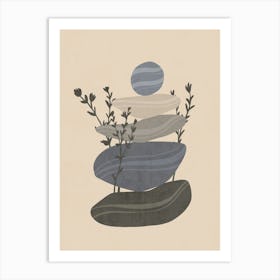 Stacked Stones Art Print