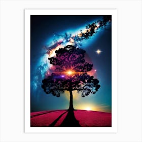 Tree In The Sky 23 Art Print