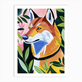 Fox In The Forest 2 Art Print