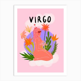 Virgo Starsign Art Print