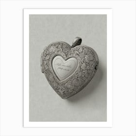 Heart Locket 2 Art Print