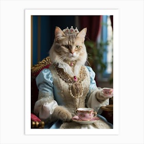 Elizabeth Cat Art Print