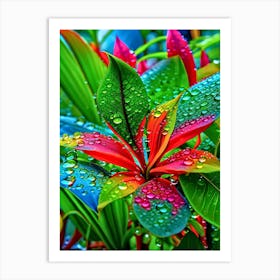 Colorful Flower Art Print