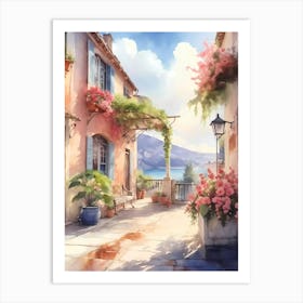 Watercolor Painting Art Print