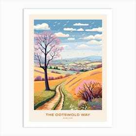 The Cotswold Way England 2 Hike Poster Art Print