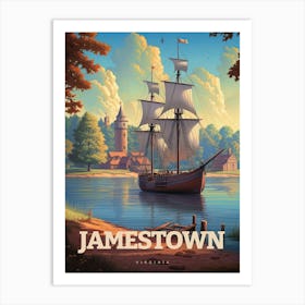 Jamestown Travel Art Print