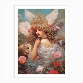 Aphrodite Mythology Rococo Painting Art Print