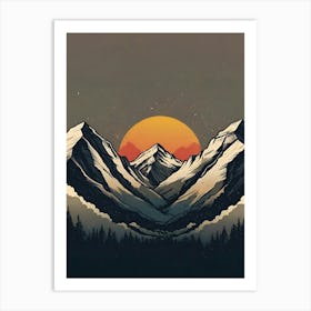 Mountain Landscape 5 Art Print