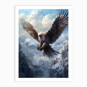 Winter Eagle 2 Art Print