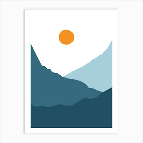 Mountain Landscape Art Print