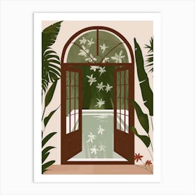 Door To The Pool Art Print