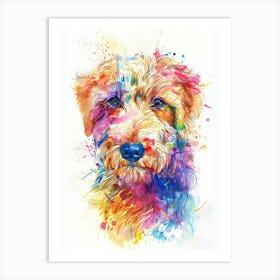 Terrier Canvas Print Art Print