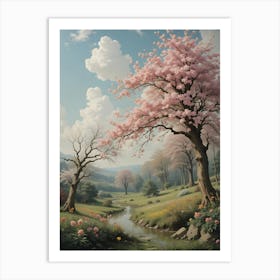 Cherry Blossoms 1 Art Print