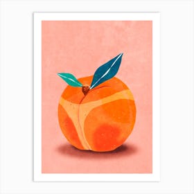 Your Booty Is Peachy Art Print