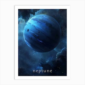 Neptune Planet Art Print