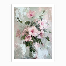 A World Of Flowers Hibiscus 2 Painting Art Print