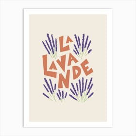 La Lavande French Lavender Art Print