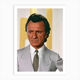 Harvey Keitel Retro Collage Movies Art Print