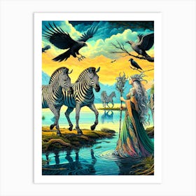 Mystical Fantasy Illustration 172 Art Print