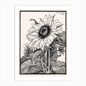Sunflower, Julie De Graag Art Print