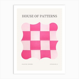 Checkered Pattern Poster 18 Art Print