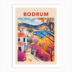 Data Set 44 Fauvist Travel Poster Art Print