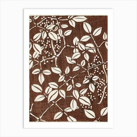 Leaf Pattern, Shin Bijutsukai Art Print